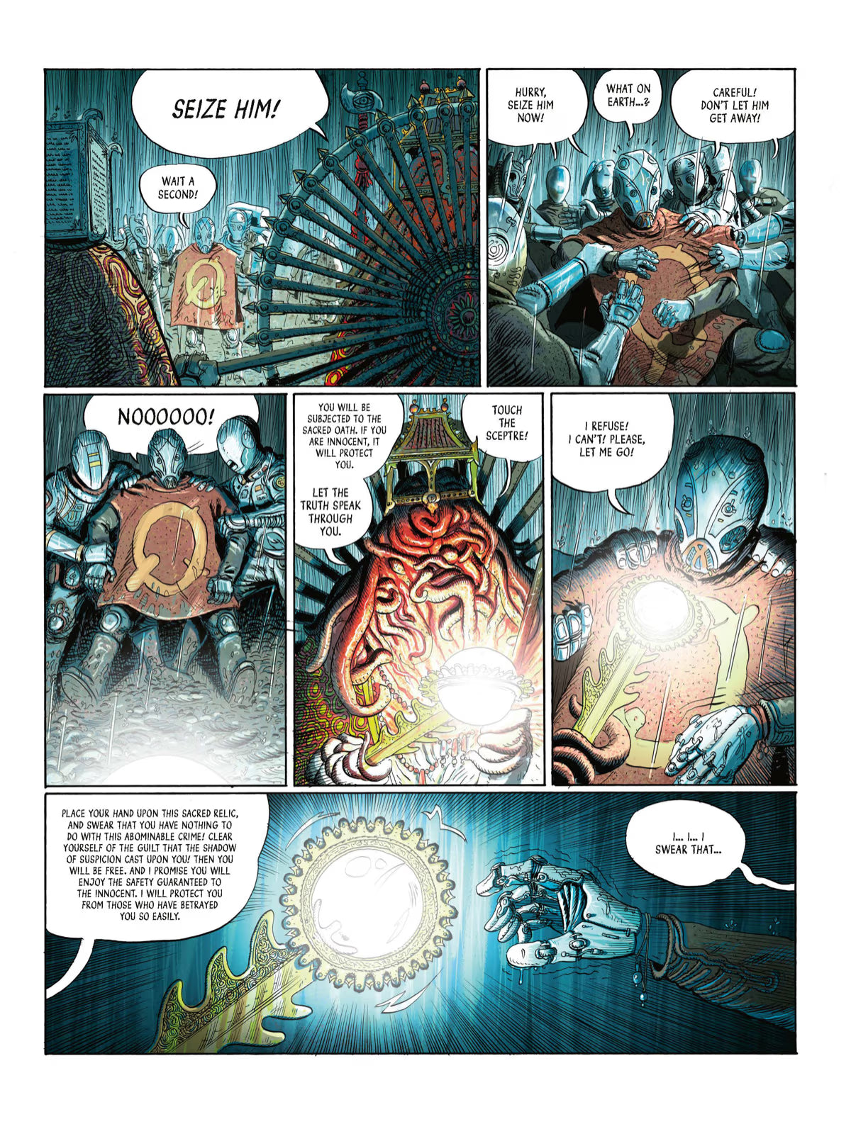 Metal Hurlant interior page — excerpt 1 of 38